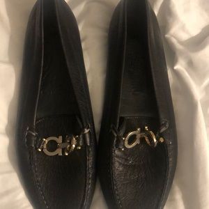 Ferragamo driving shoes reversible buckle